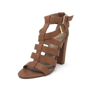 Charlotte Russe Sara Gladiator Block Heel Sandals